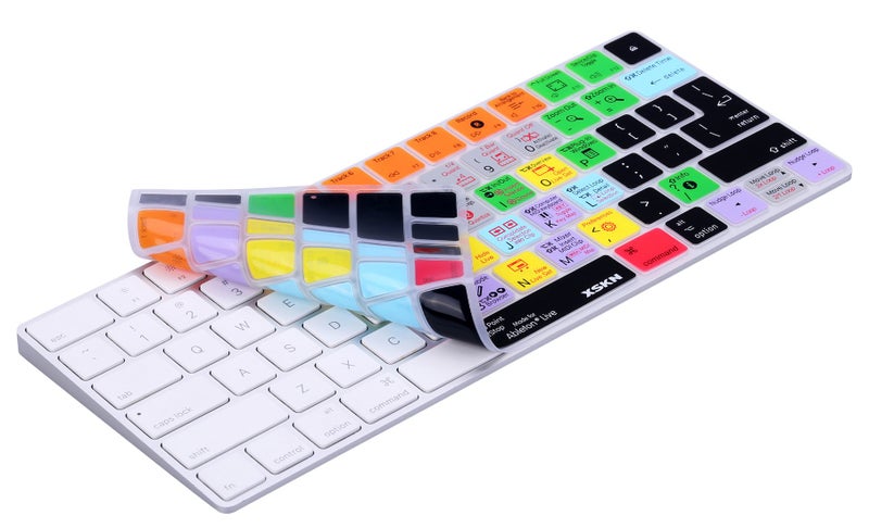 XSKN for Magic Keyboard Shortcut Ableton Live Keyboard Cover, Durable Ableton Hotkeys Silicone Keyboard Skin for Apple Magic Keyboard (MLA22LL/A, MLA22B/A) - Image 4